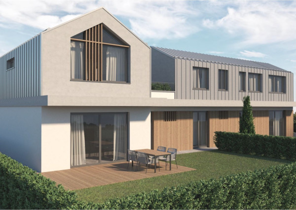 Exkluzívne ponúkame na predaj novostavbu moderného rodinného domu s dvomi bytovými jednotkami