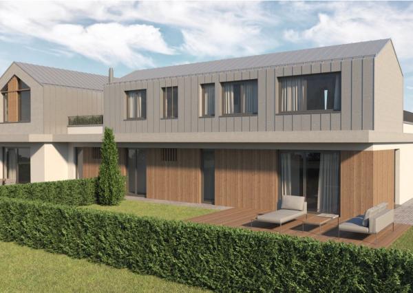 Exkluzívne ponúkame na predaj novostavbu moderného rodinného domu s dvomi bytovými jednotkami